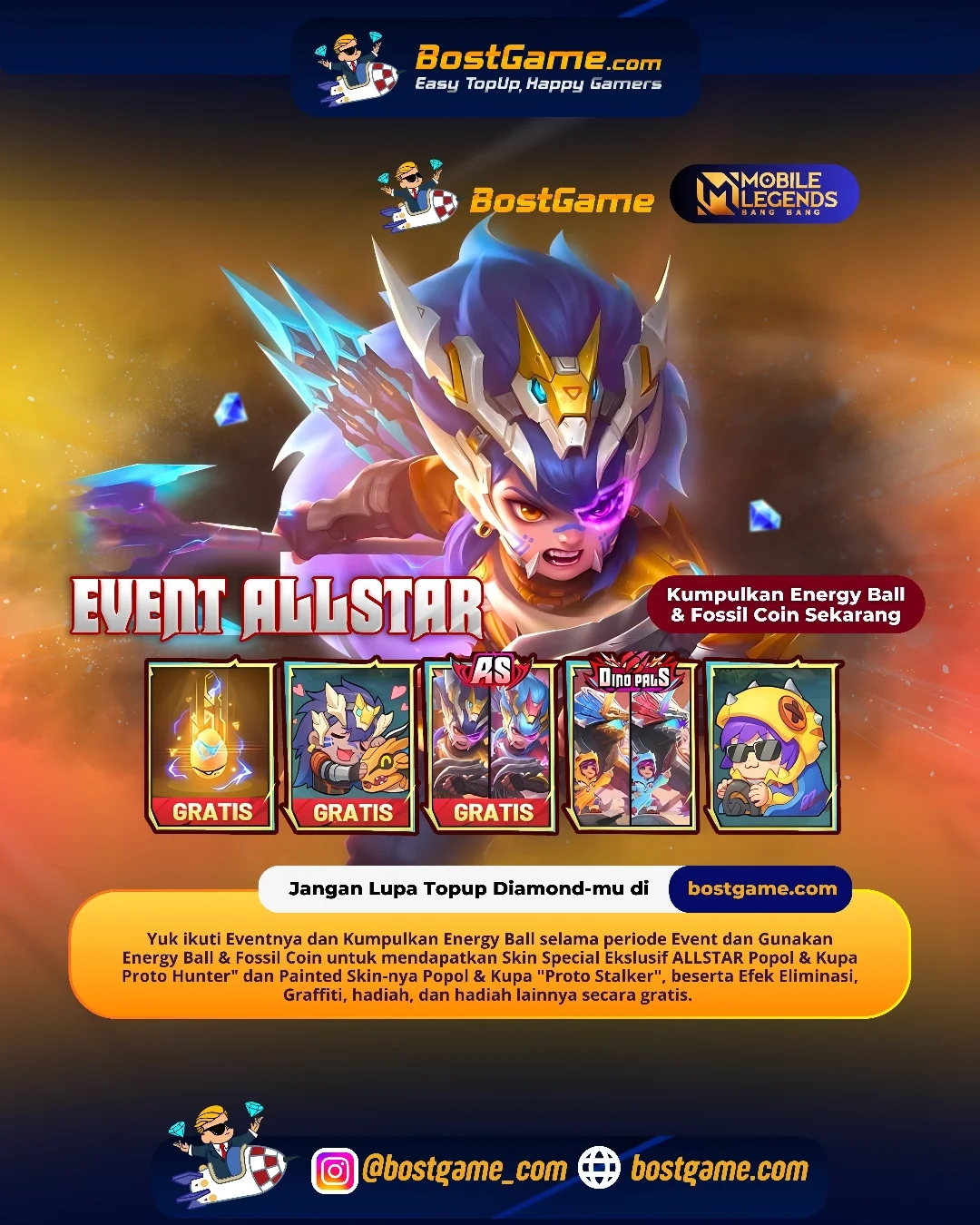 Mobile Legends : Event ALLSTAR Terbaru Hadir Lagi Nih!