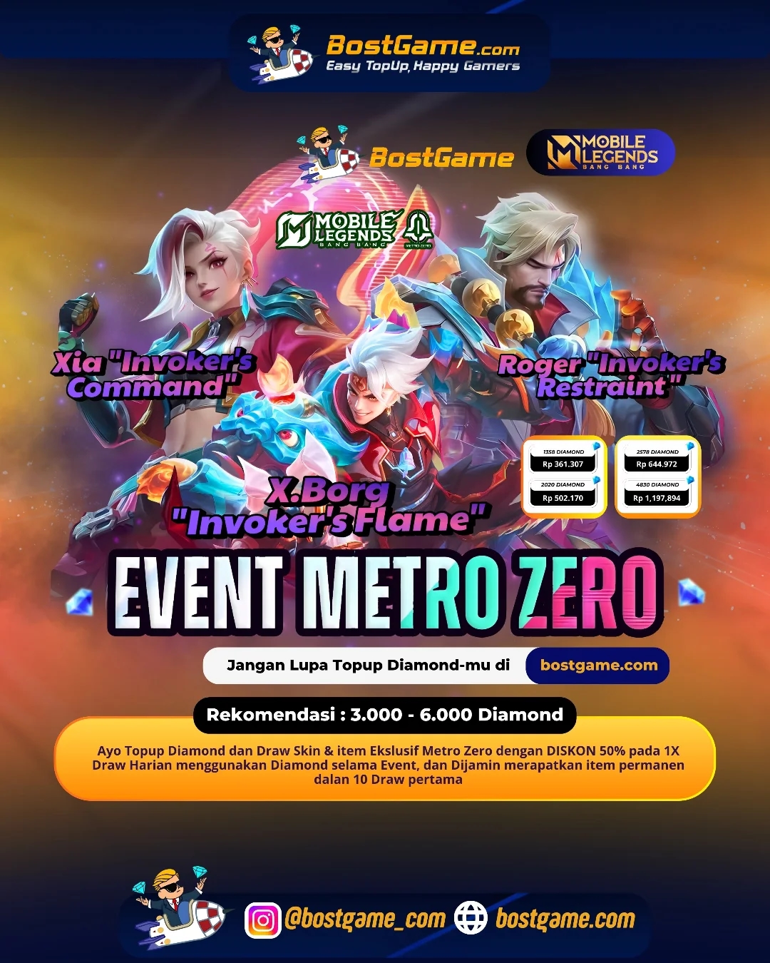 Mobile Legends : Event MLBB METRO ZERO akhirnya MENDARAT! 