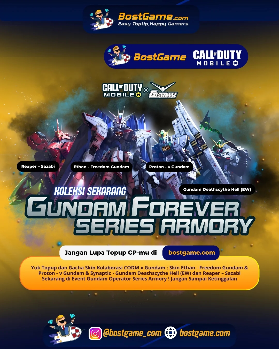 Call Of Duty Mobile : GUNDAM OPERATOR SERIES ARMORY IS HERE!