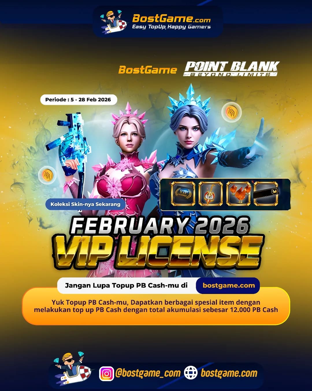Point Blank :  VIP LICENSE February 2026 SUDAH HADIR!