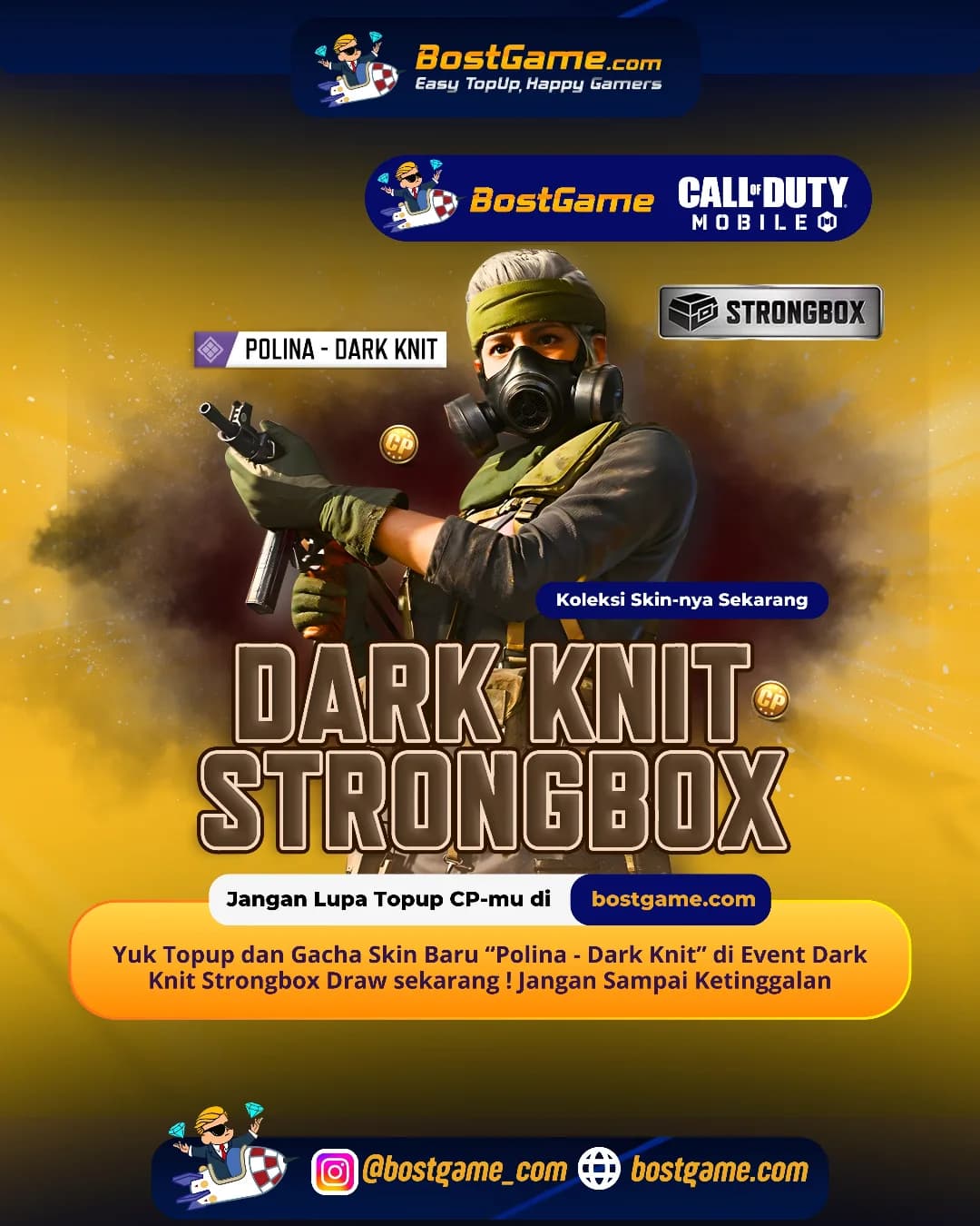 Call Of Duty Mobile: Event Dark Knit Strongbox Telah Hadir Kawan!