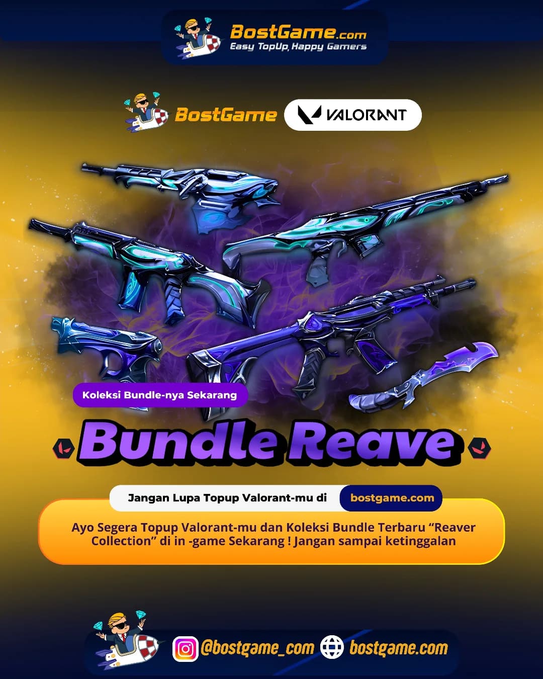 VALORANT : Bundle TERBARU “REAVER COLLECTION” akhirnya HADIR, guyss!
