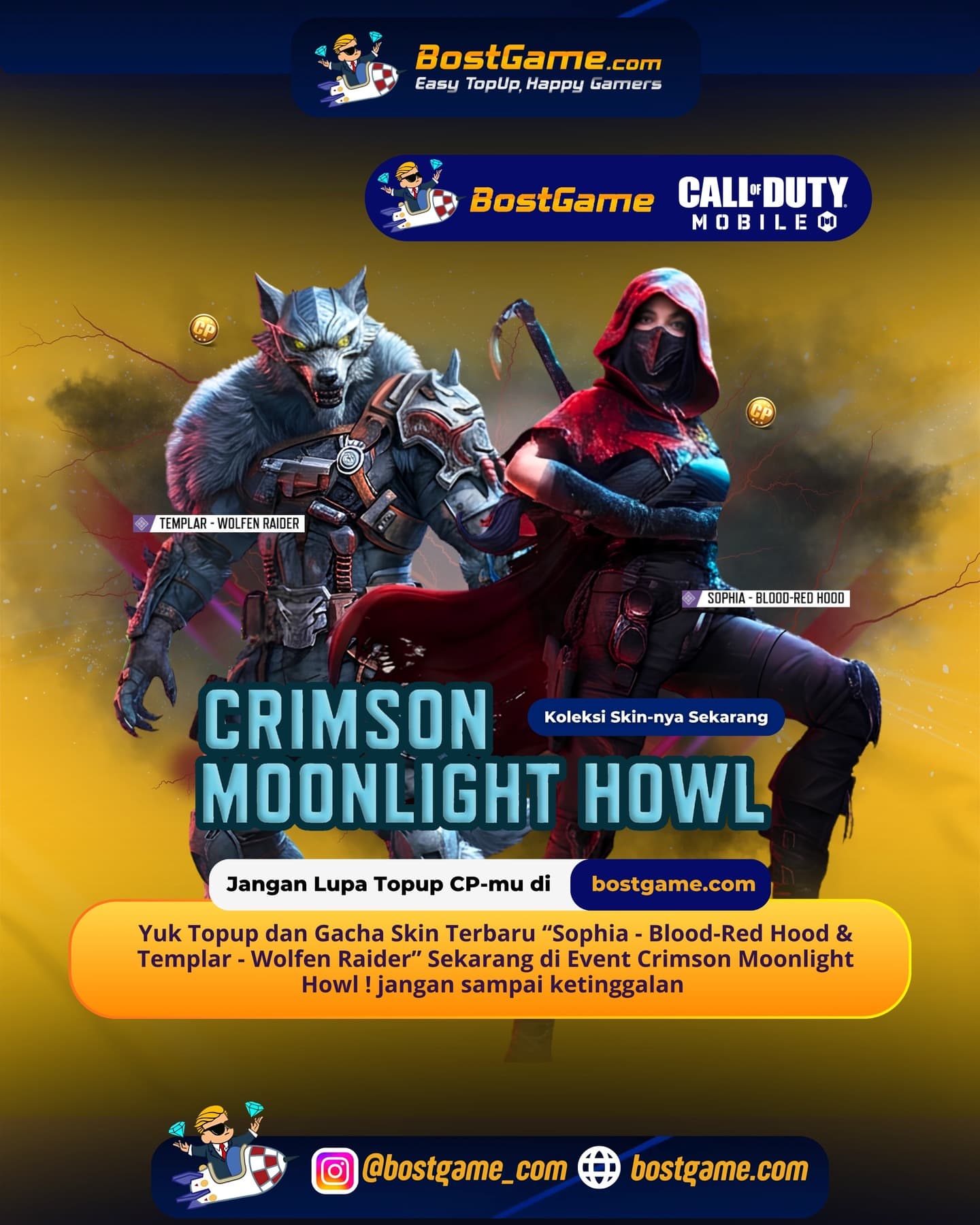 Call Of Duty Mobile : Event Crimson Moonlight Howl Draw Telah Hadir Guyss 🌾