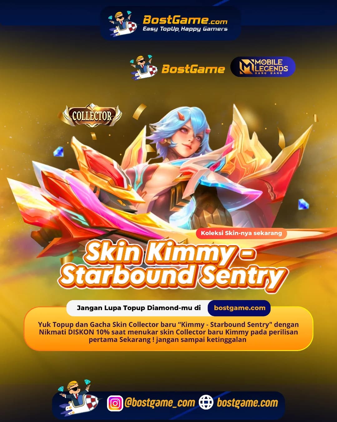 Mobile Legends Bang Bang : SKIN COLLECTOR TERBARU RESMI HADIR! 01 Juni – 30 Juni 2026 💓