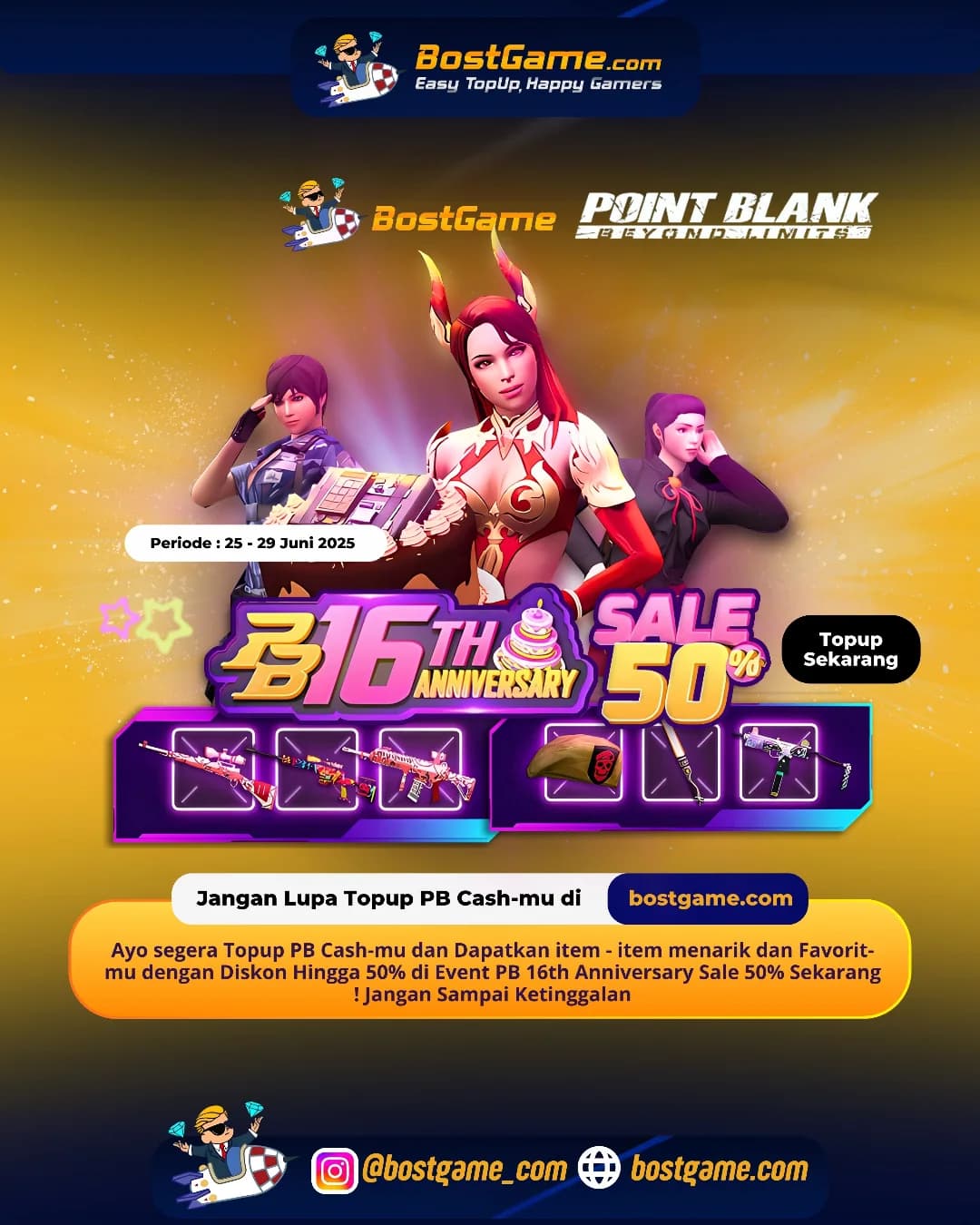 Point Blank :  PB 16th Anniversary Sale Is Here!