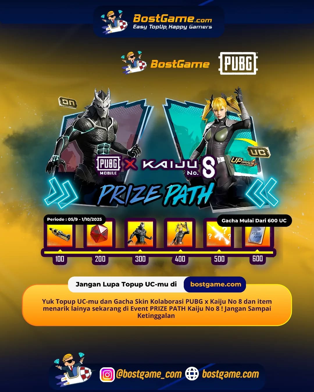 Pubg : PUBG x Kaiju No. 8 resmi hadir & siap bikin lobby makin panas! 