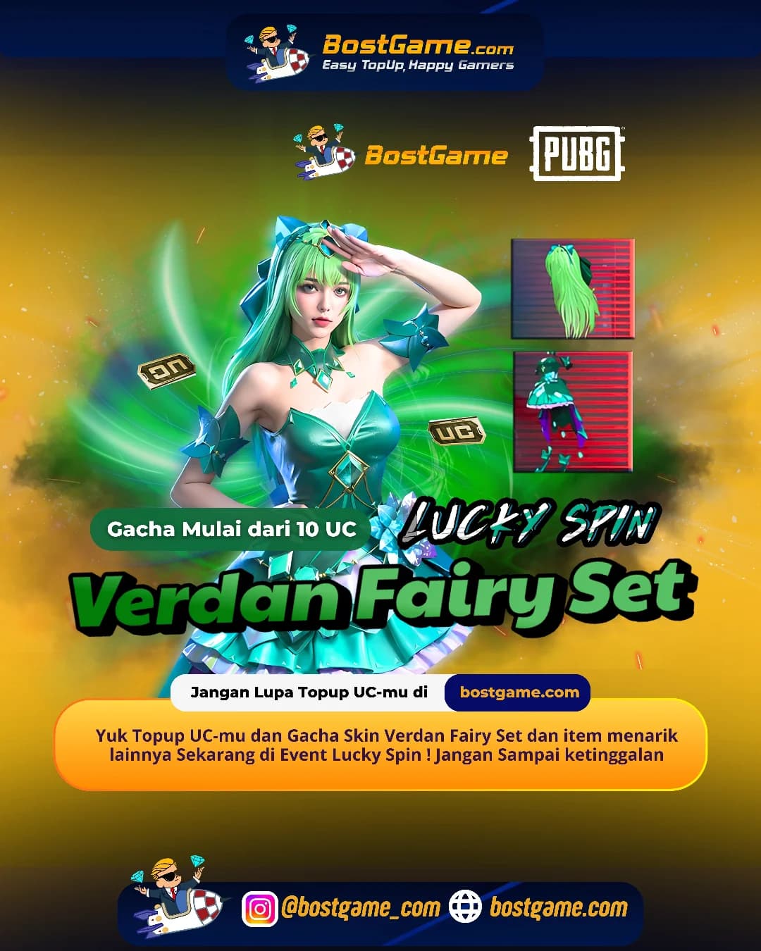 Pubg : LUCKY SPIN IS BACK, SOBAT GAMERS!