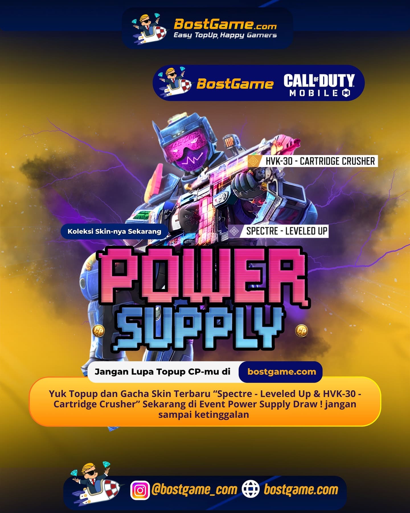 Call Of Duty Mobile : Event Power Supply Draw Telah Hadir Guyss 🕹️