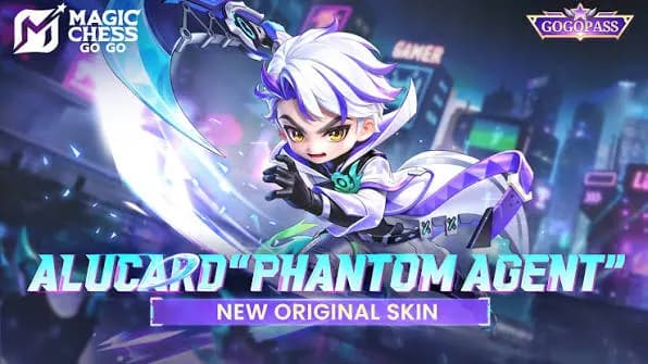 Magic Chess: Go Go Siapkan Alucard “Phantom Agent” di September Go Go Pass, Ada 100 Crystals of Aurora