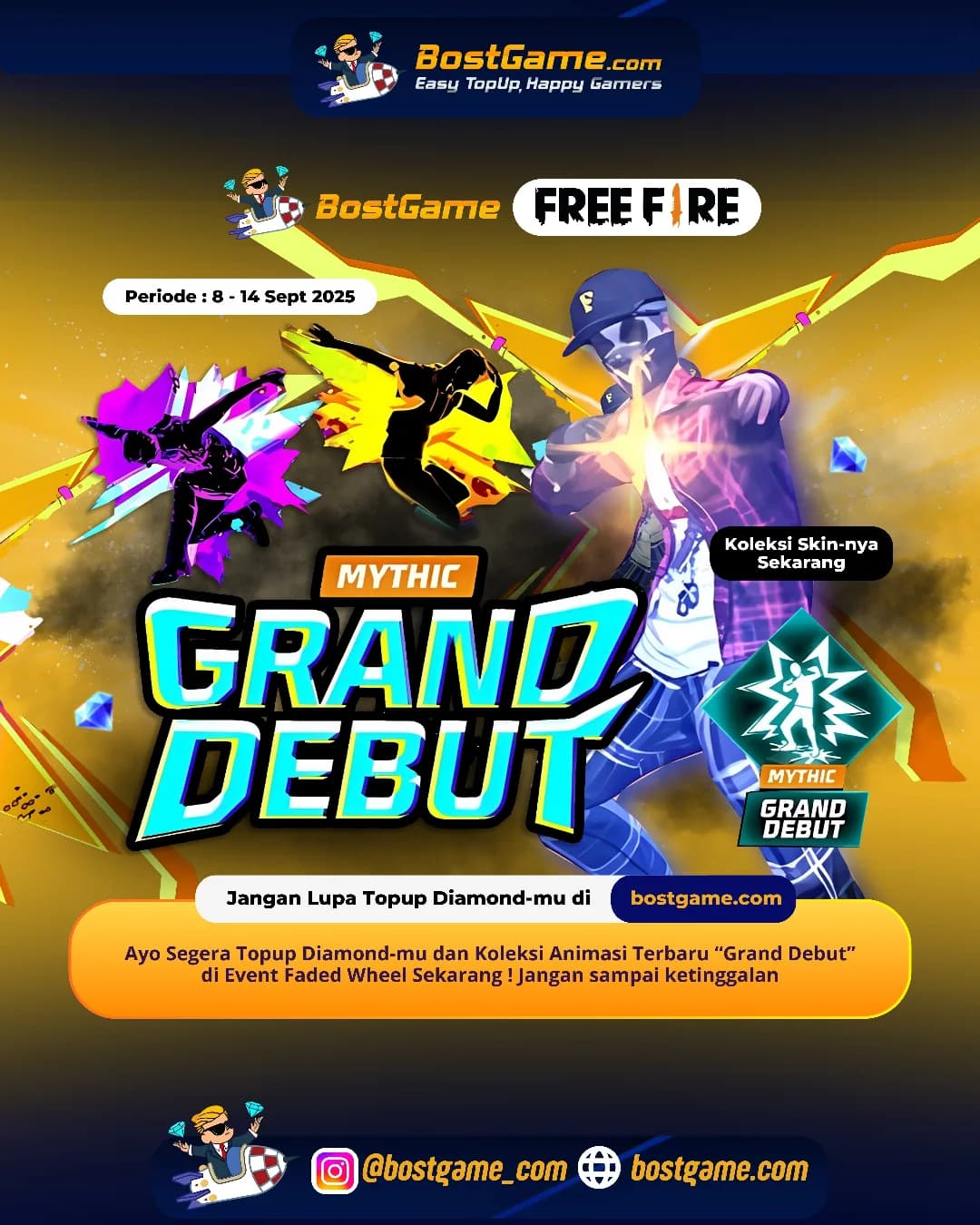 Free Fire : Animasi terbaru “Grand Debut”