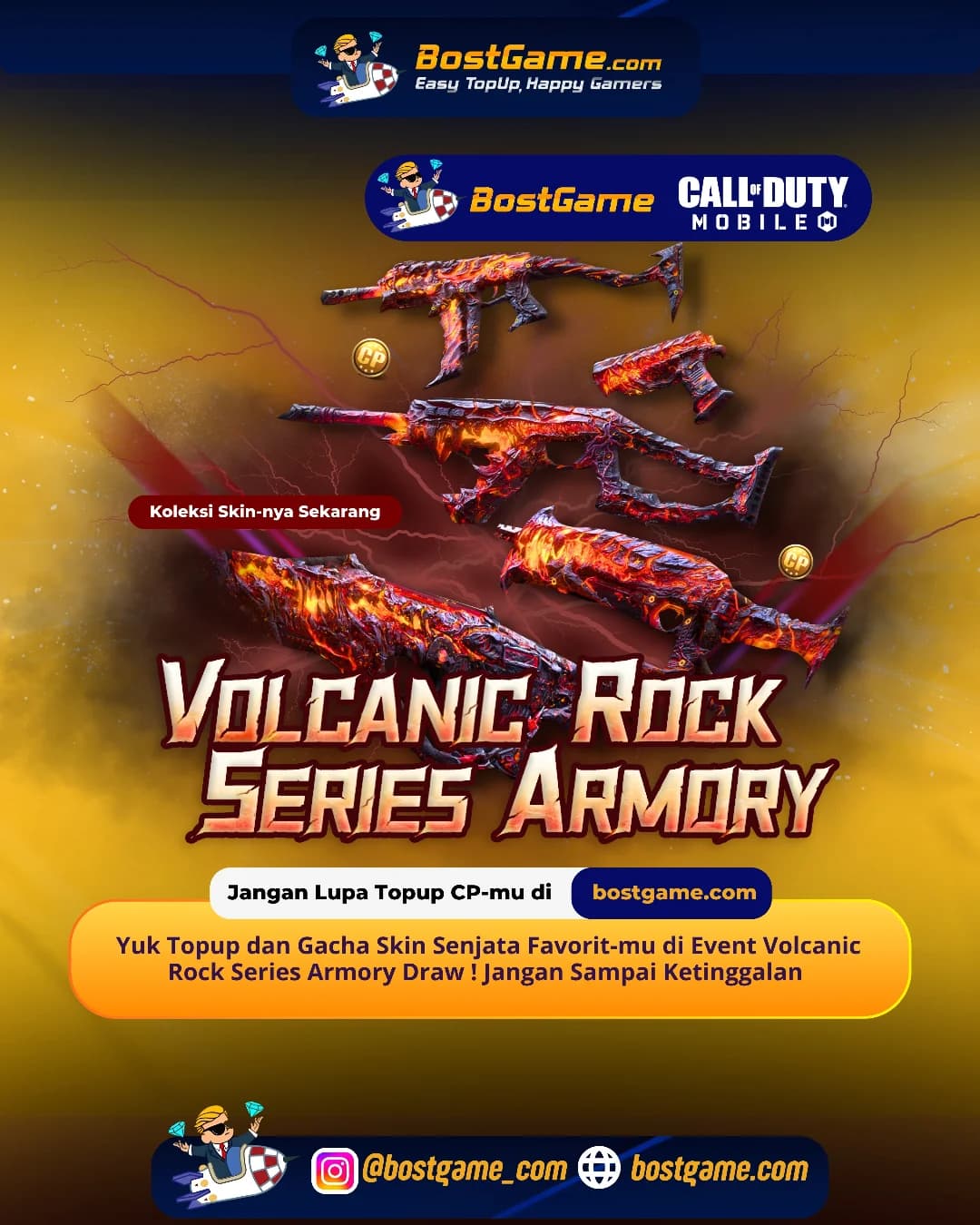 Call Of Duty Mobile : Event Volcanic Rock Series Armory Telah Hadir Guyss