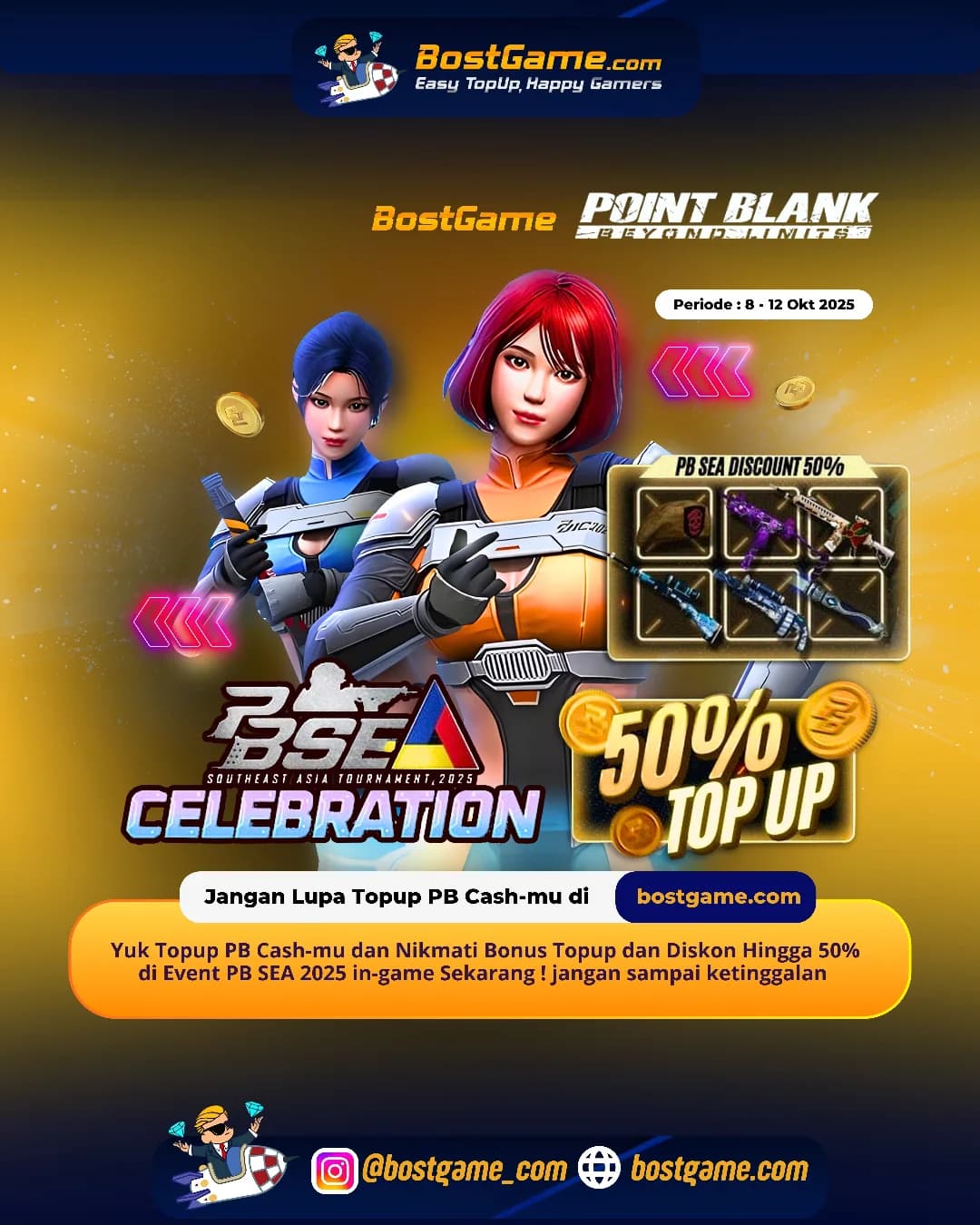Point Blank : PB SEA 2025 lagi heboh banget nihhh!