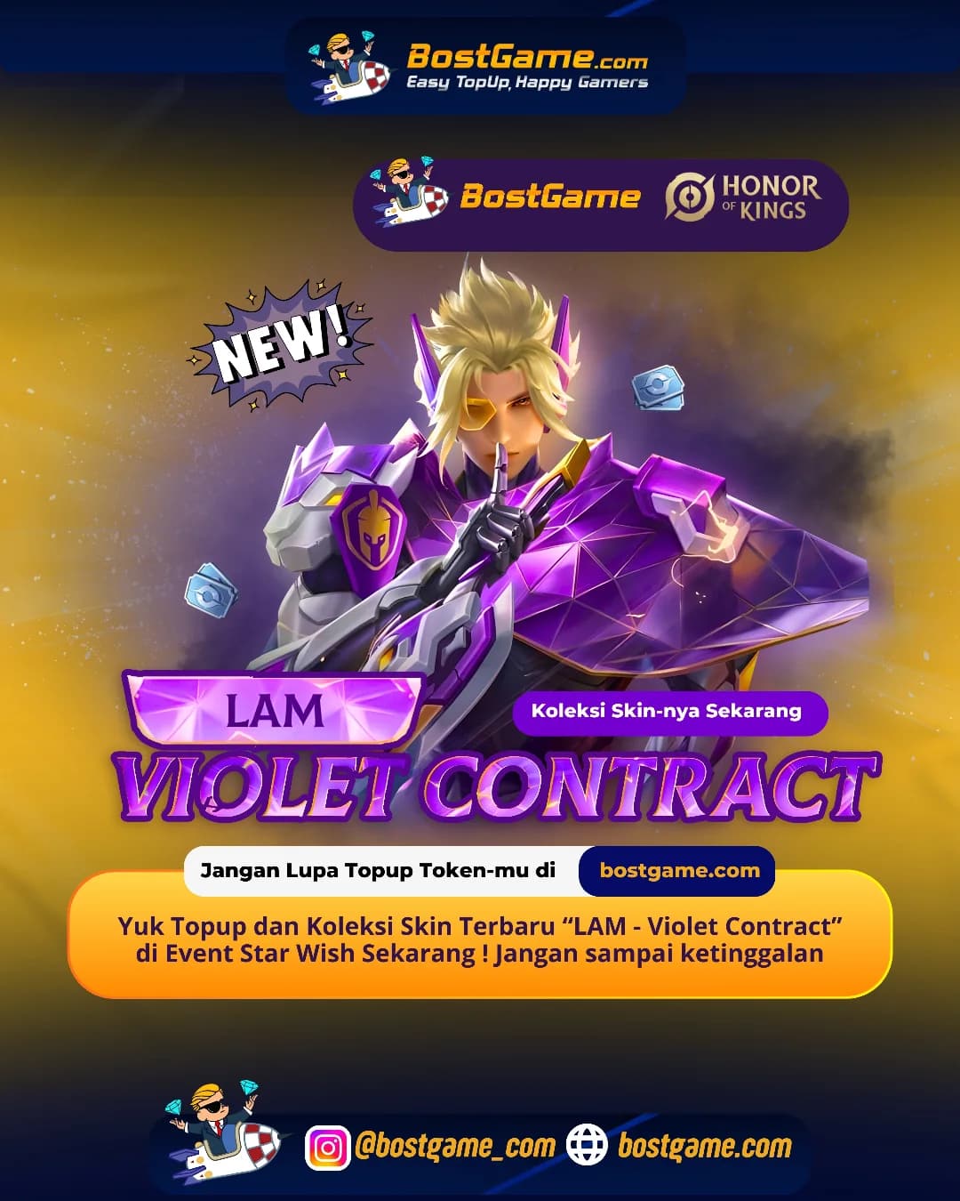 Honor Of Kings: Cukup tukarkan dengan 98 Star Coins untuk mengoleksi skin kece ini!