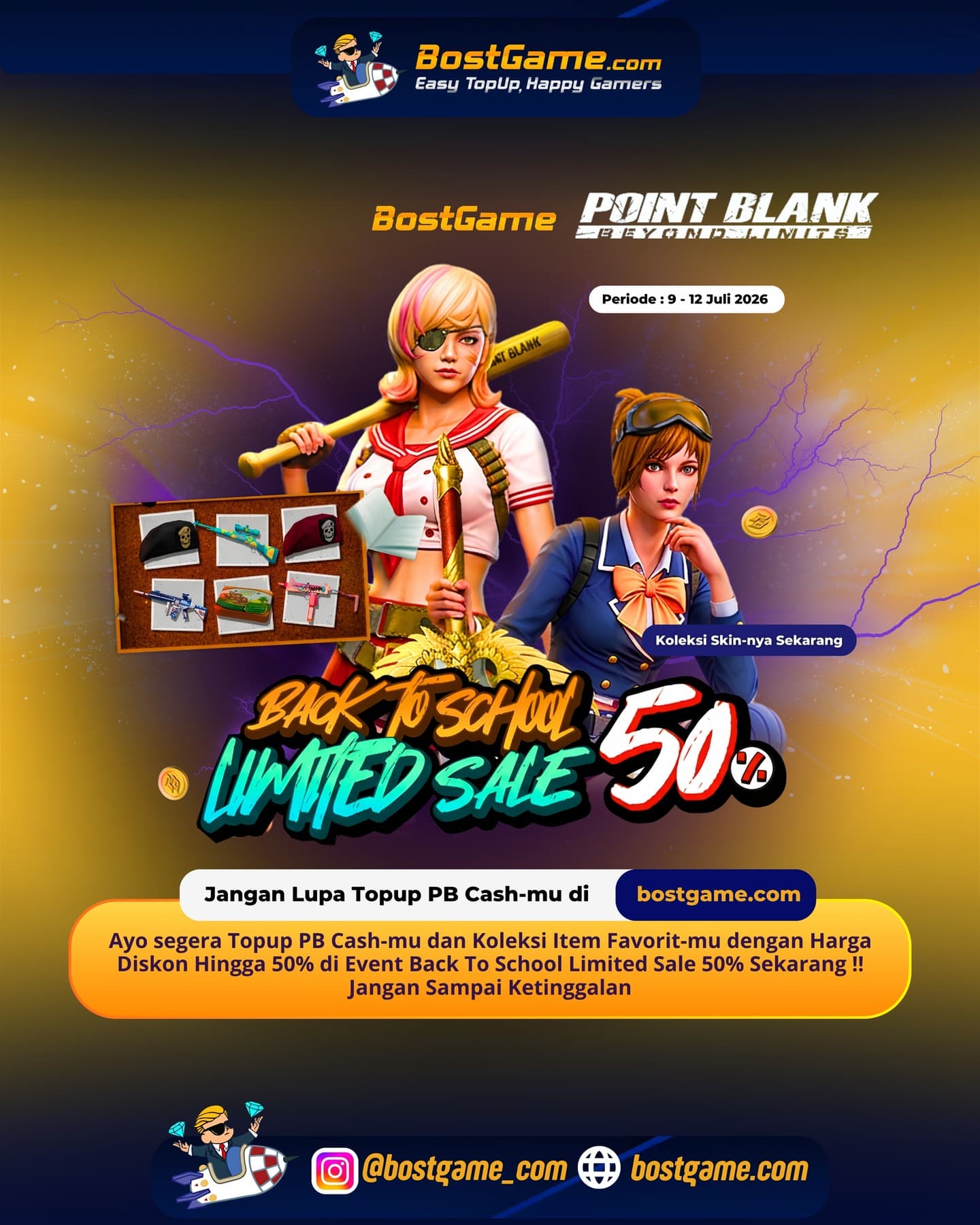 Point Blank : BACK TO SCHOOL LIMITED SALE RESMI HADIR! 🎉📚