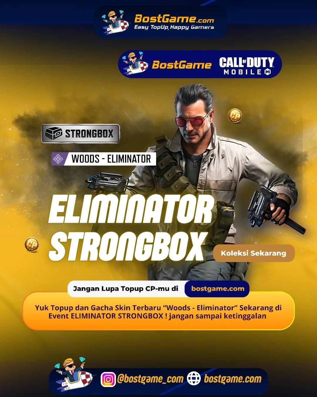 Call Of Duty Mobile : Event ELIMINATOR STRONGBOX resmi hadir!