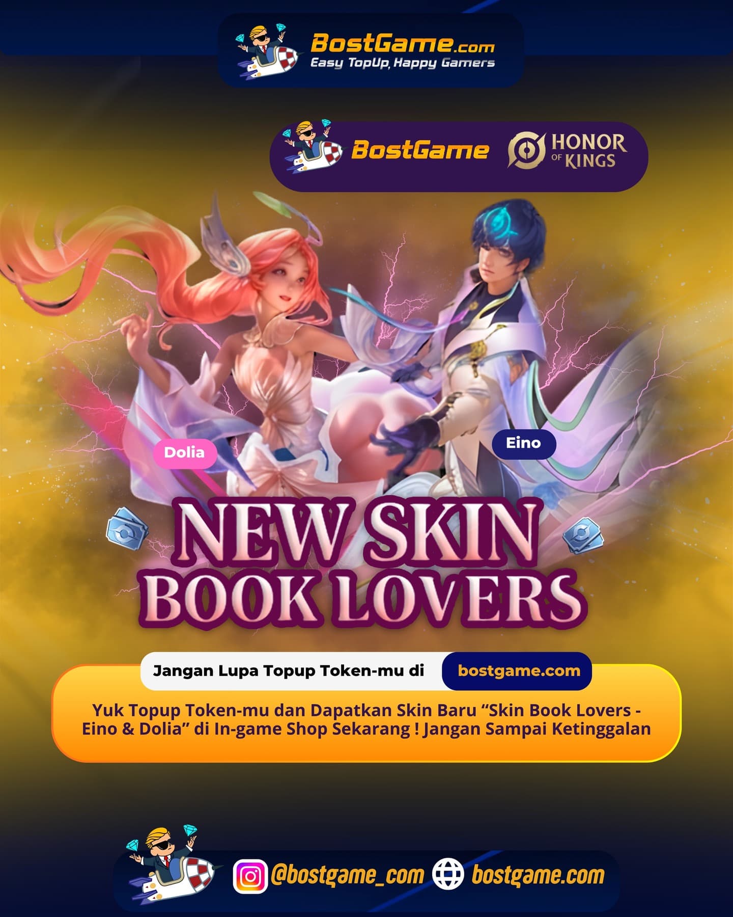 Honor Of Kings : Skin terbaru yang super gemoy akhirnya hadir, Guyss! 😍