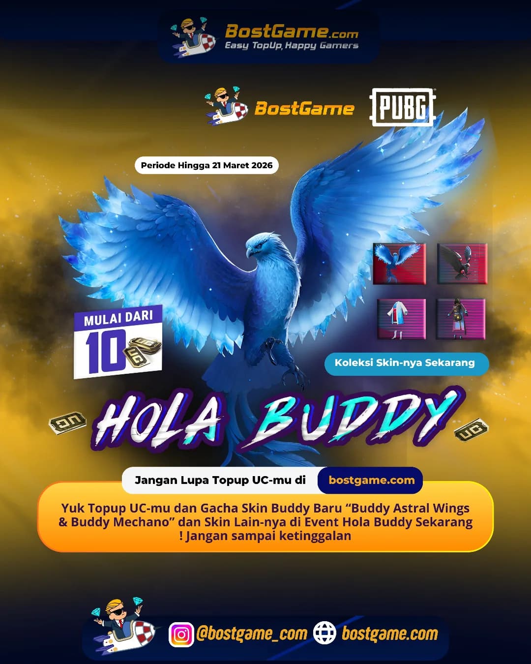 PUBG Mobile: EVENT HOLA BUDDY RESMI HADIR!