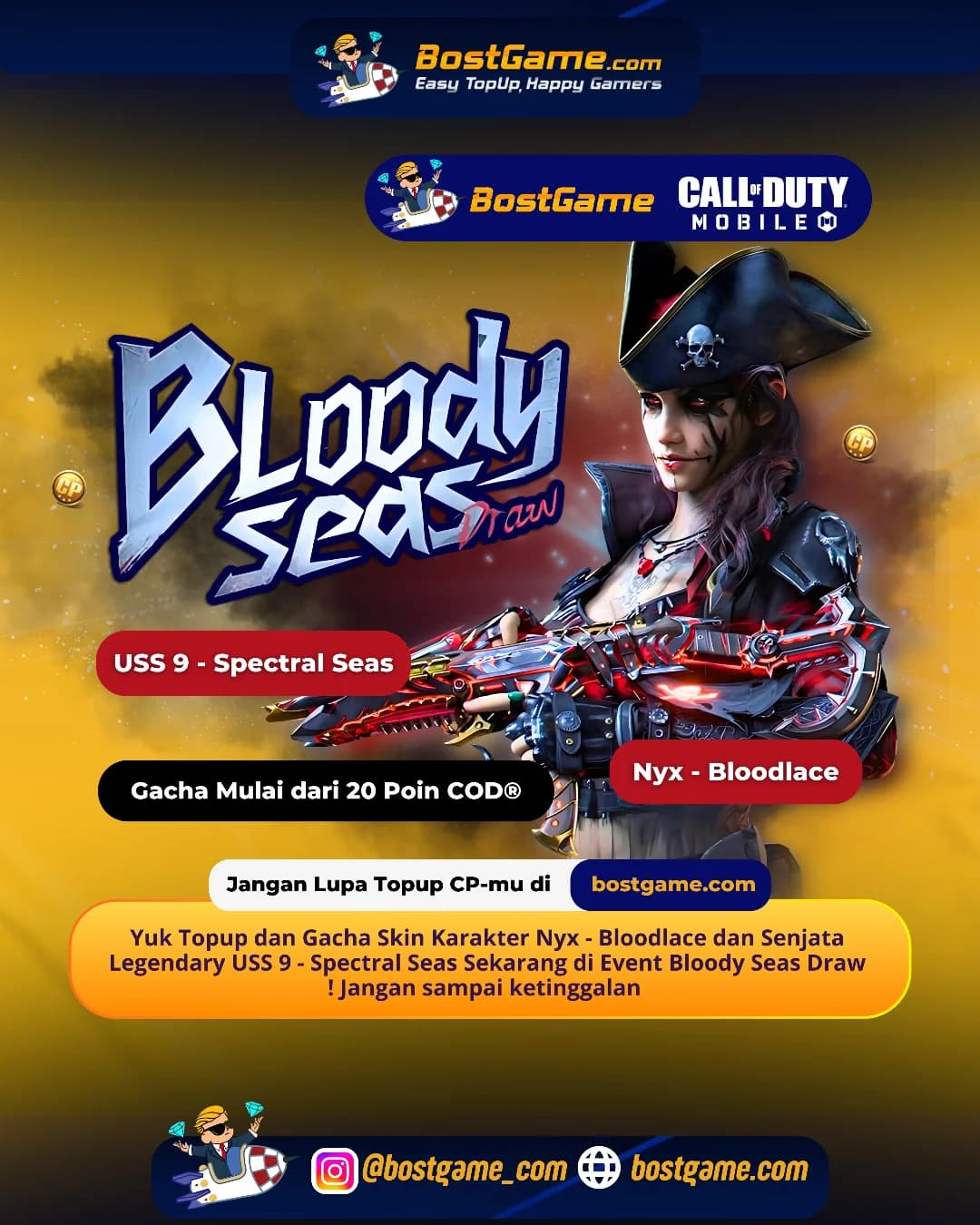 Call Of Duty Mobile : EVENT BLOODY SEAS DRAW IS HERE!