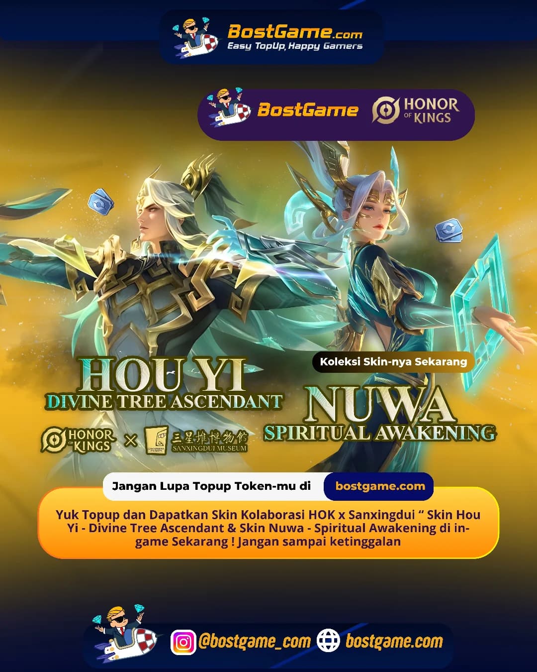Honor Of Kings : Kolaborasi epik HOK x Sanxingdui resmi hadir!