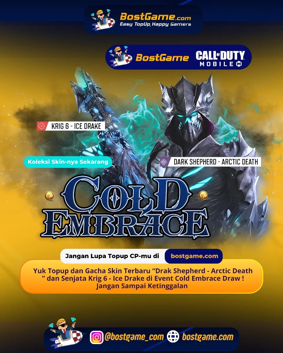 Call Of Duty Mobile : Siap-siap, karena duo dingin mematikan ini hadir buat nemenin push rank kamu!