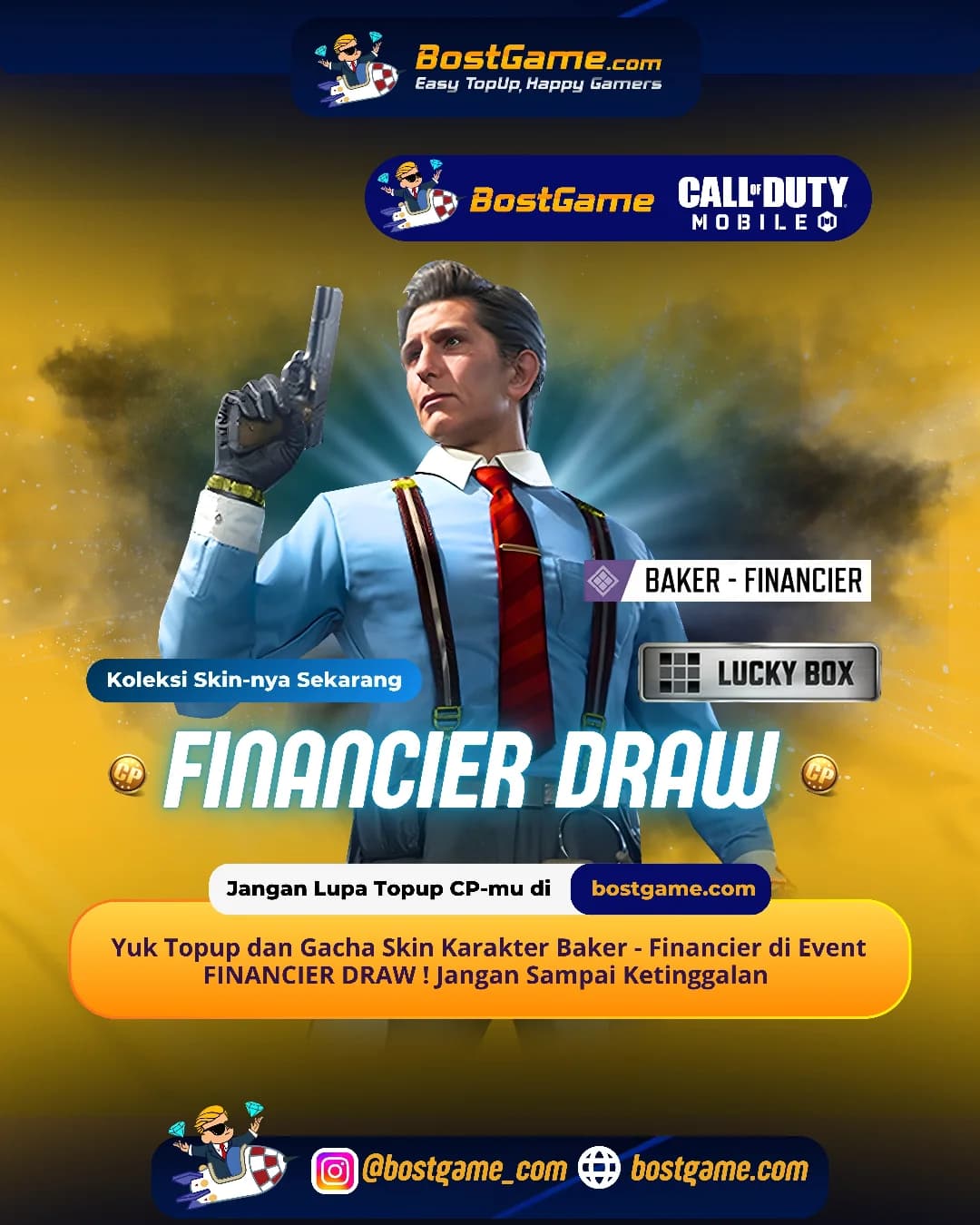 Call Of Duty Mobile : EVENT FINANCIER DRAW udah resmi hadir di arena!