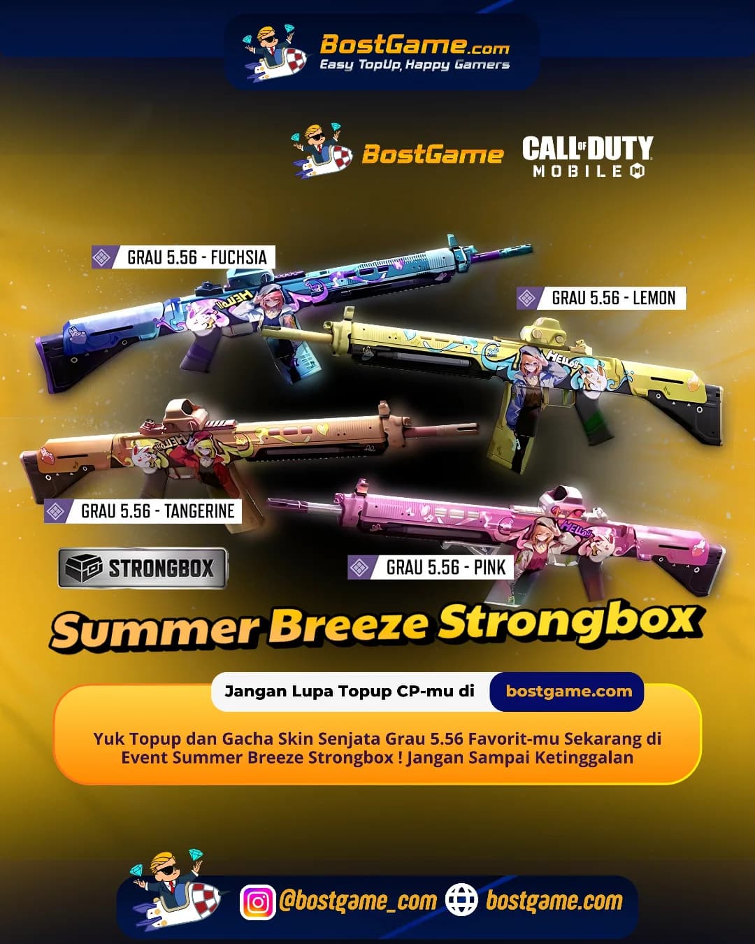 Call Of Duty Mobile : Event Summer Breeze Strongbox Telah Hadir, Sobat CODM! 