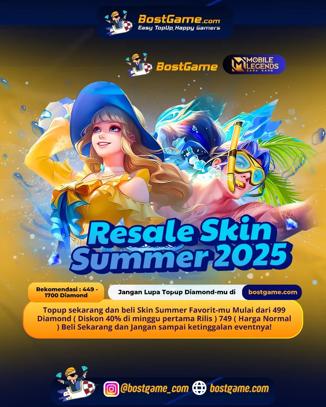 Mobile Legends : EVENT RESALE SKIN SUMMER 2025 IS HERE! 