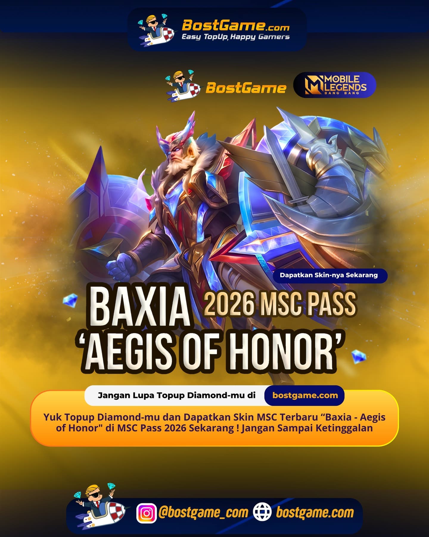 Mobile Legends Bang Bang : SKIN MSC 2026 RESMI HADIR! ✨🏆