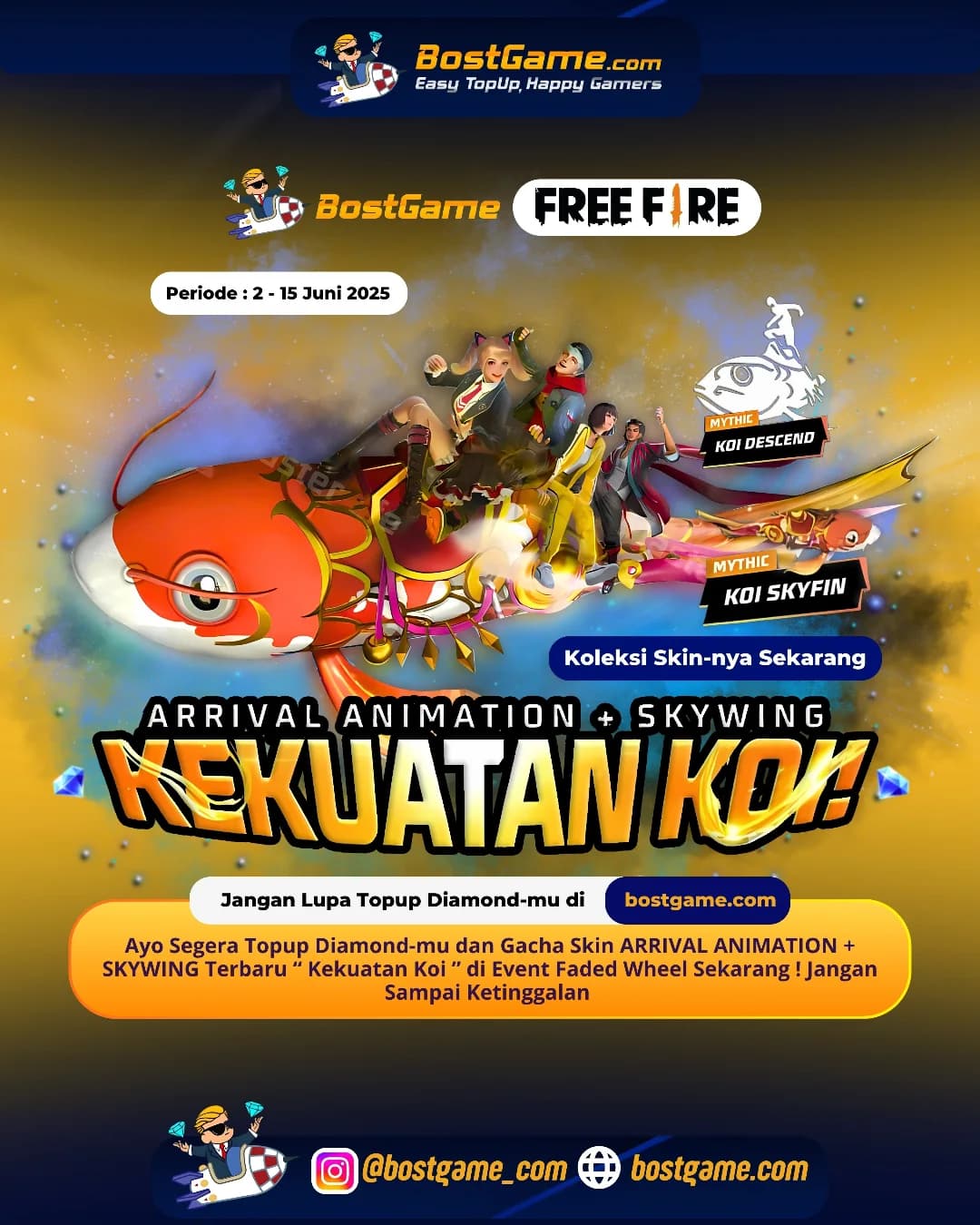 Free Fire : Event Faded Wheel Terbaru Hadir Lagi!