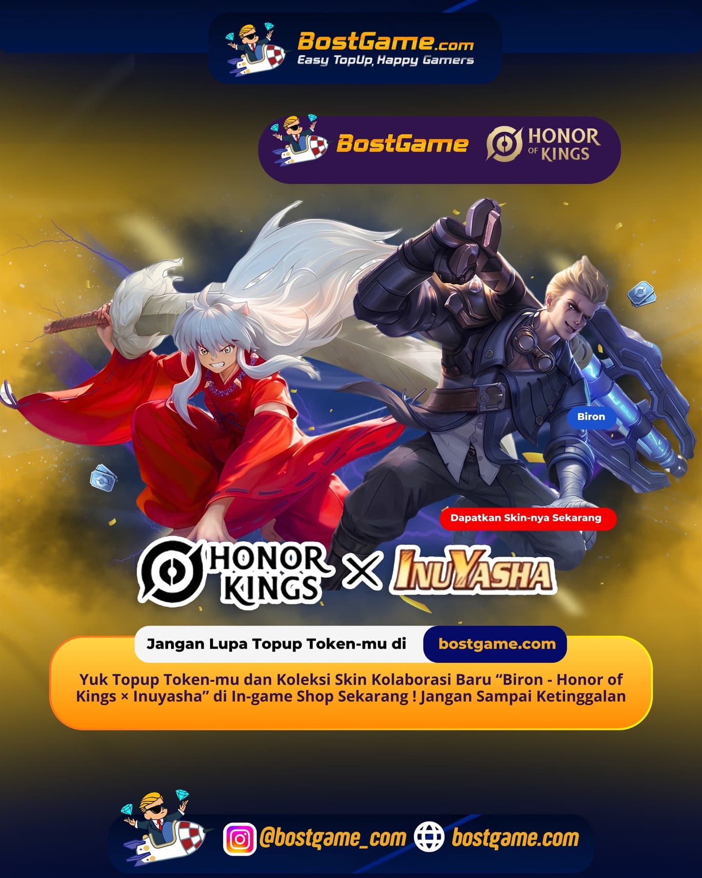Honor Of Kings : Biron - Honor of Kings × Inuyasha 🔥