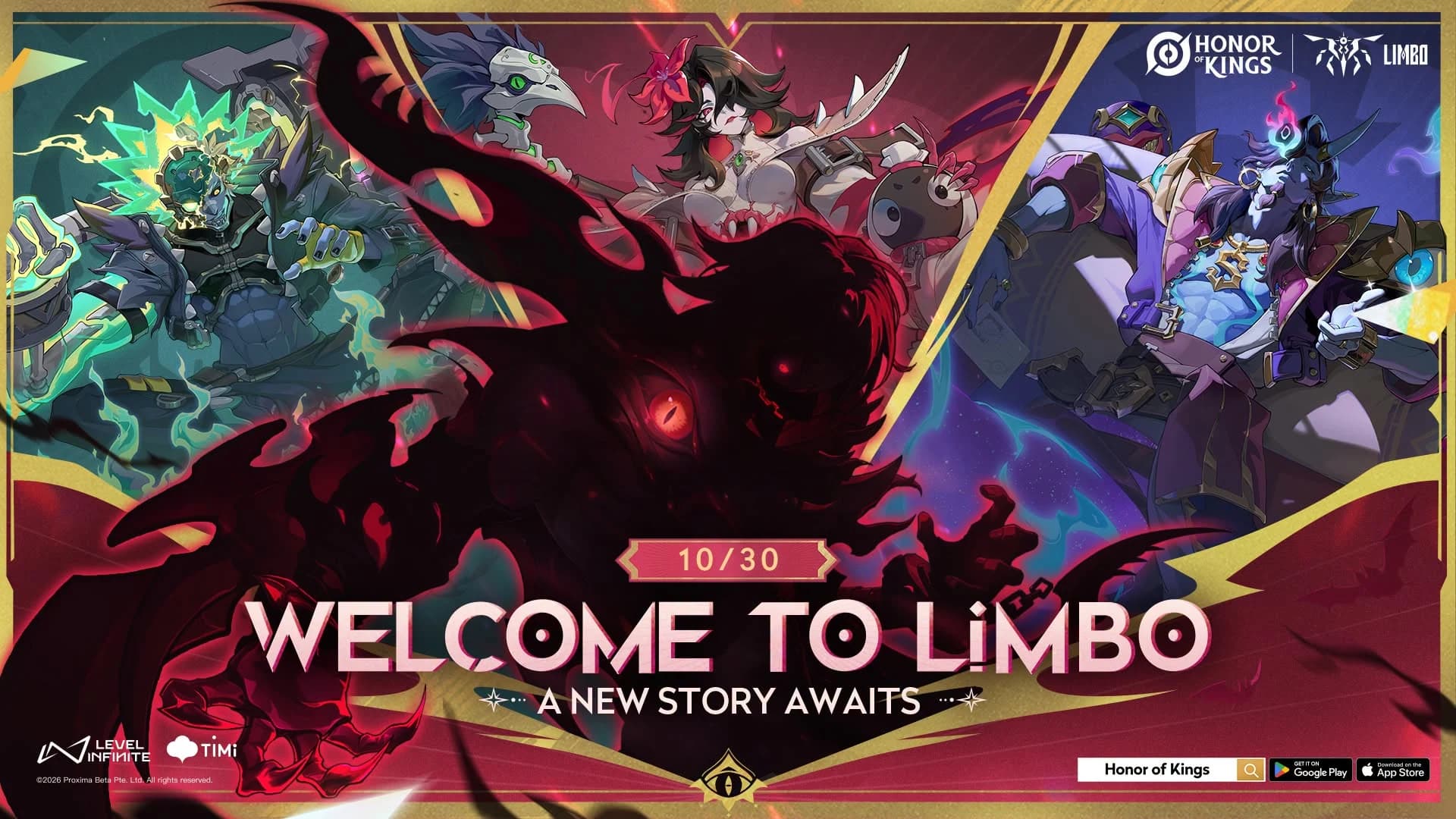 Honor of Kings Teaser Skin LIMBO Baru, Empat Skin Hadir 30 Oktober 2026