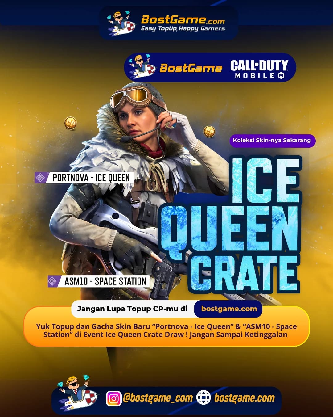 Call Of Duty Mobile : Event Ice Queen Crate Draw Telah Hadir Guyss 🧊