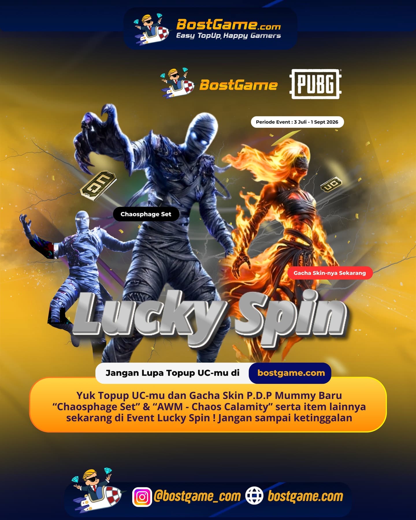 PUBG Mobile : Saatnya berburu Skin P.D.P Mummy terbaru yang super keren! 👻