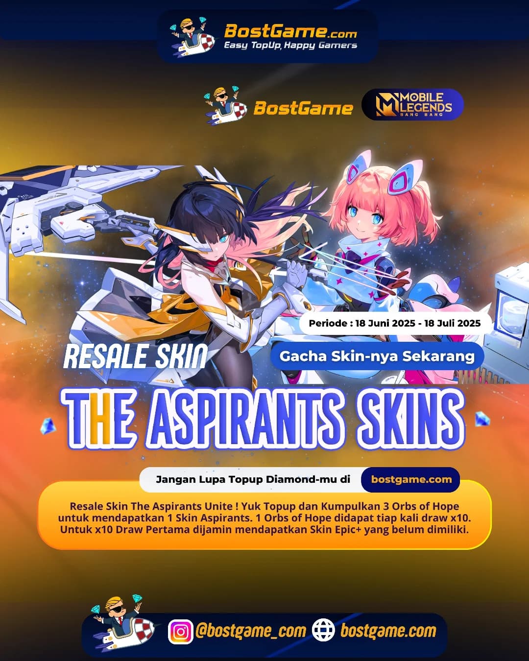 Mobile Legends : The Aspirants Unite 3.0 is Back, Bestie!
