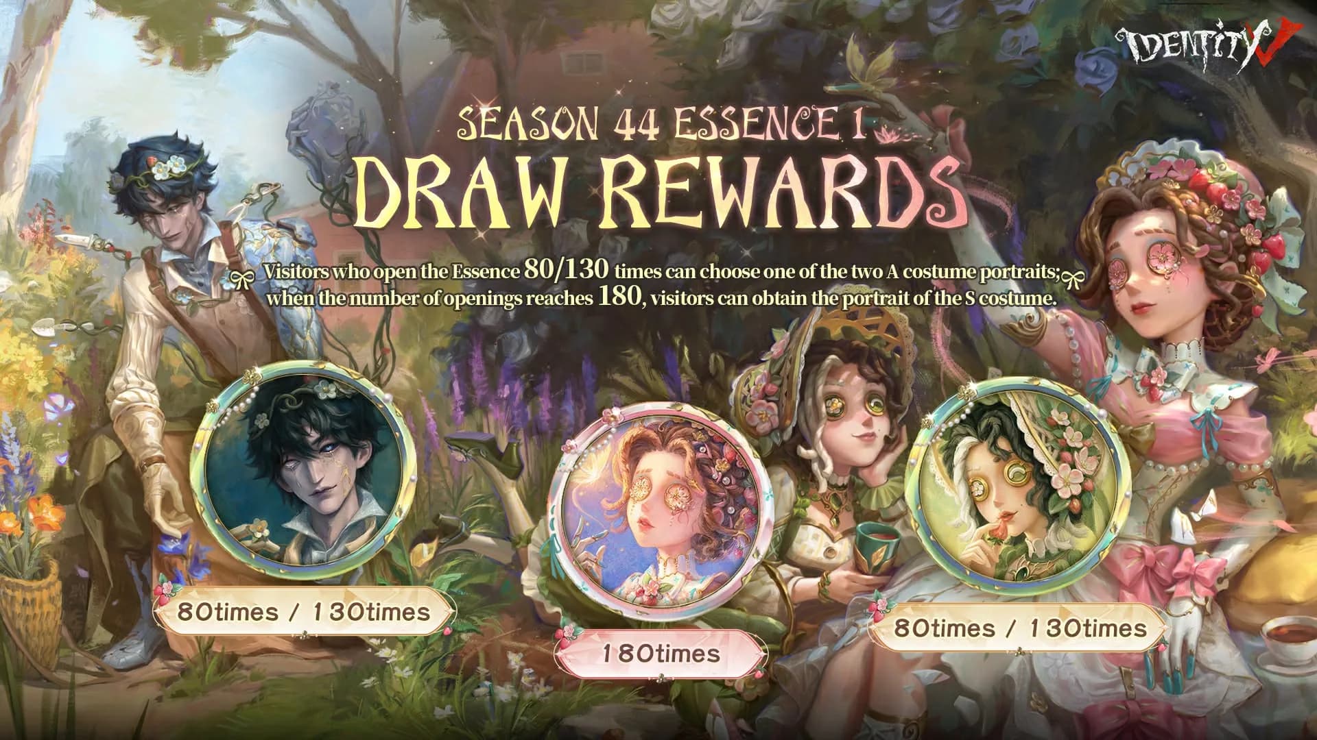 Identity V Land of Wild Strawberry Hadir, Buka Essence 80/130/180 Kali untuk Dapat Portrait