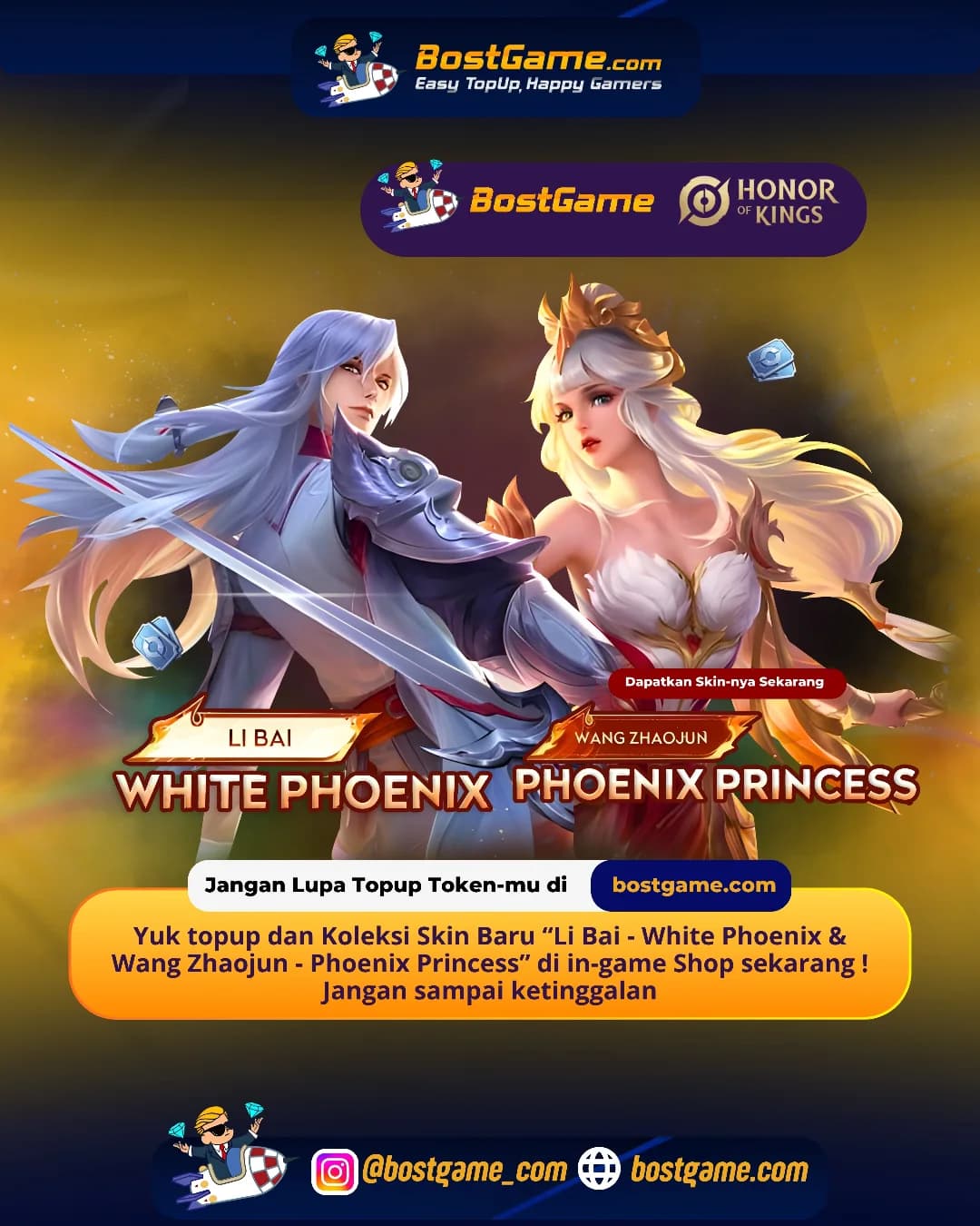 Honor Of Kings : Siap tampil elegan + overpower di Honor of Kings ?? 🔥