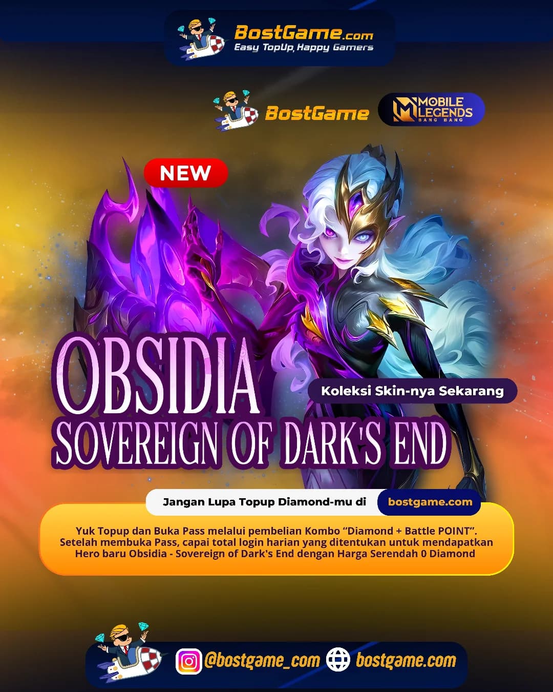 Mobile Legends : Hero Baru Telah Turun ke Land of Dawn!  "17–30 Sept 2025"