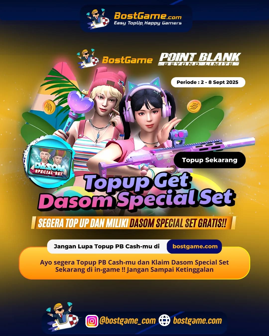 Point Blank : Event TOPUP GET DASOM SPECIAL SET 