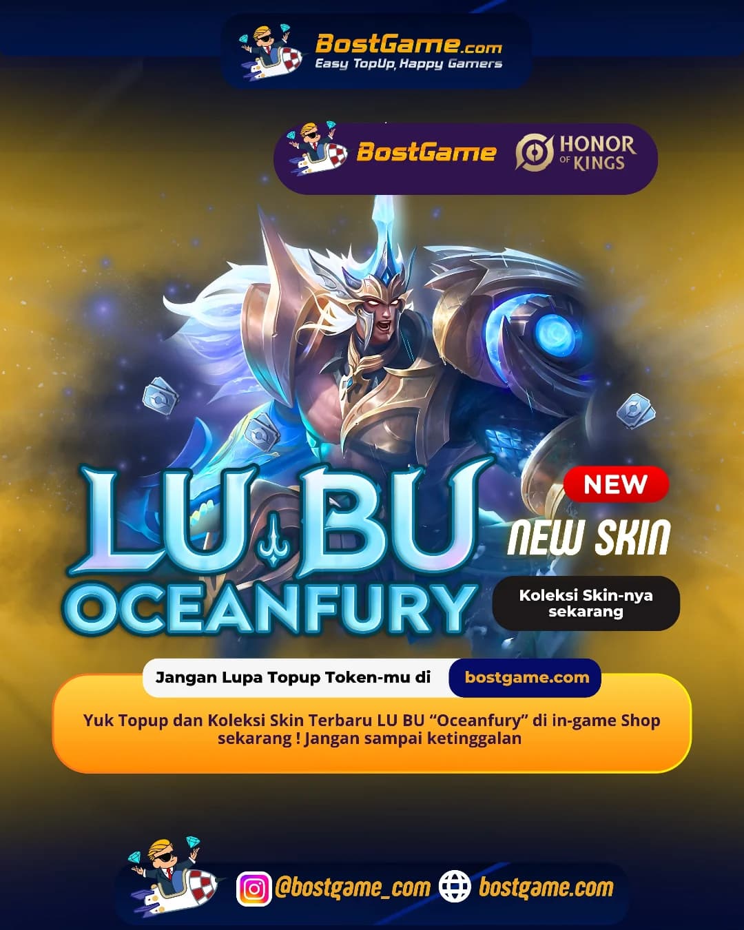 Honor Of Kings : Lu Bu si Penguasa Laut Telah Tiba!
