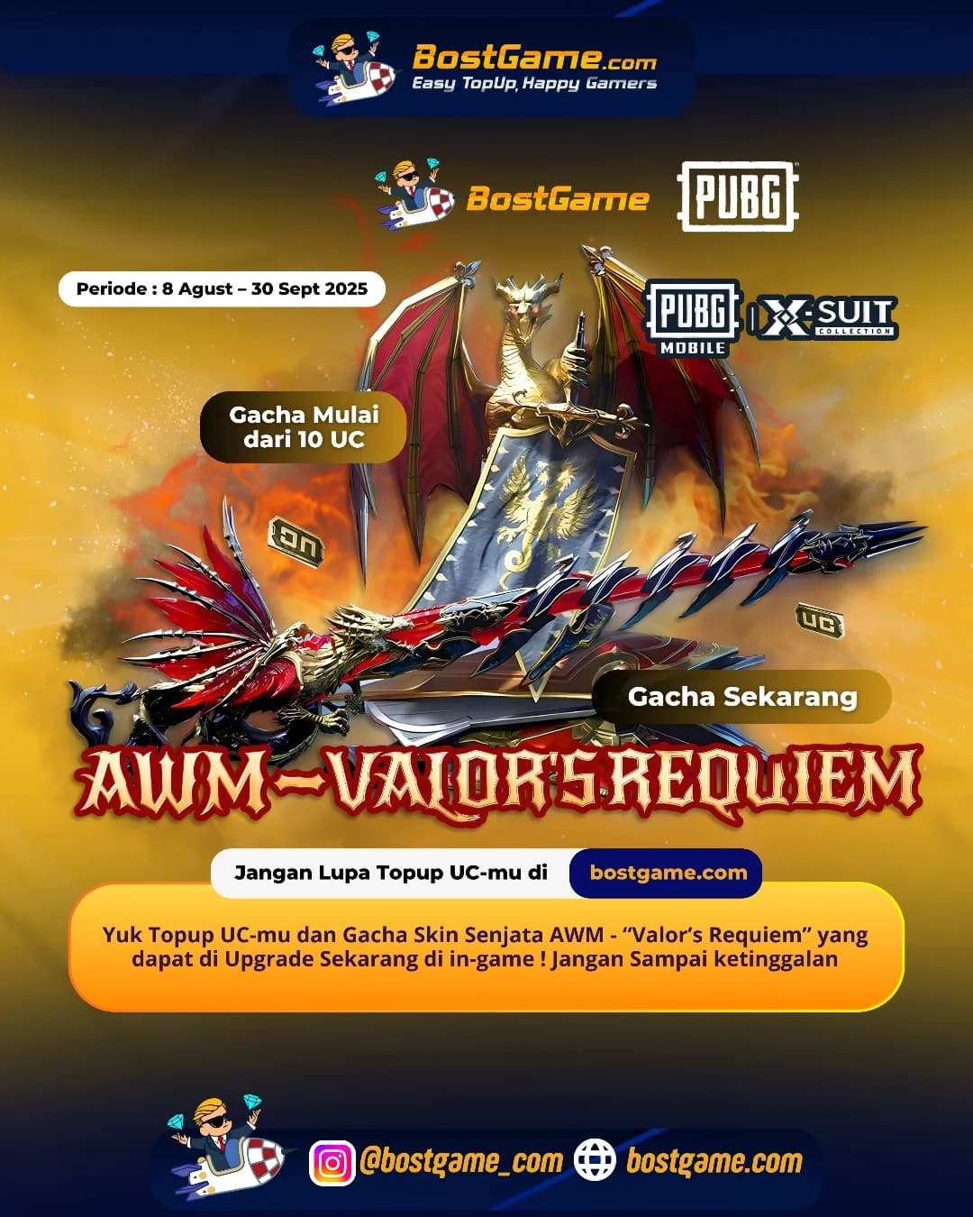 Pubg : Senjata raja naga AWM – Valor's Requiem akhirnya mendarat!