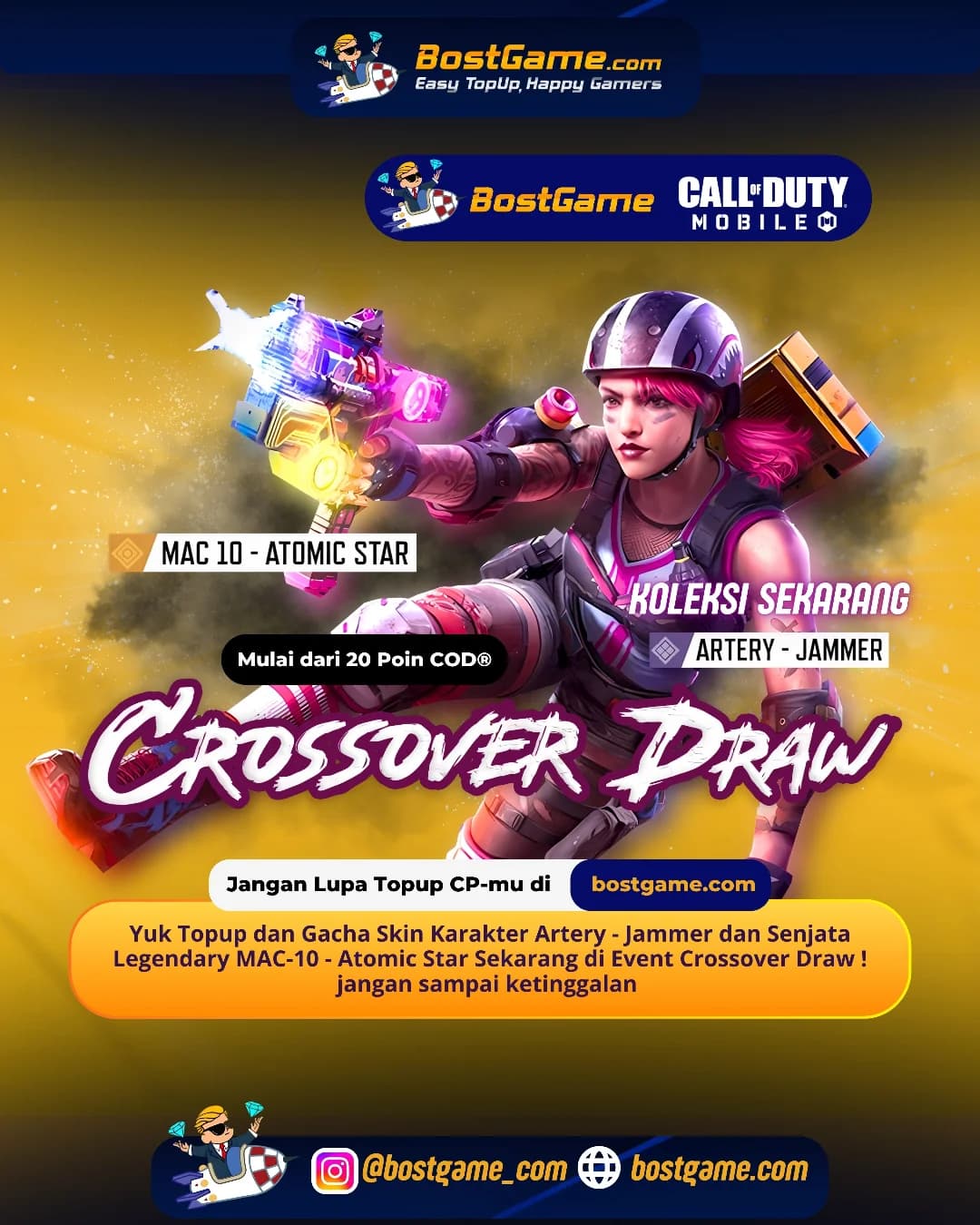 Call Of Duty Mobile : Event Crossover Draw !!