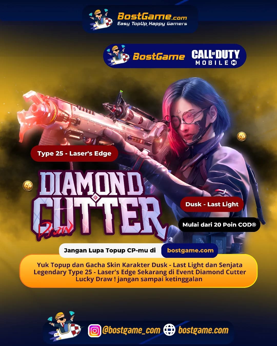 Call Of Duty Mobile : DIAMOND CUTTER LUCKY DRAW IS BACK!