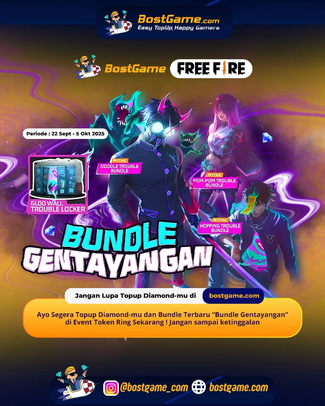 Free Fire : Bundle Terbaru: “Bundle Gentayangan” siap bikin kamu jadi pusat perhatian!