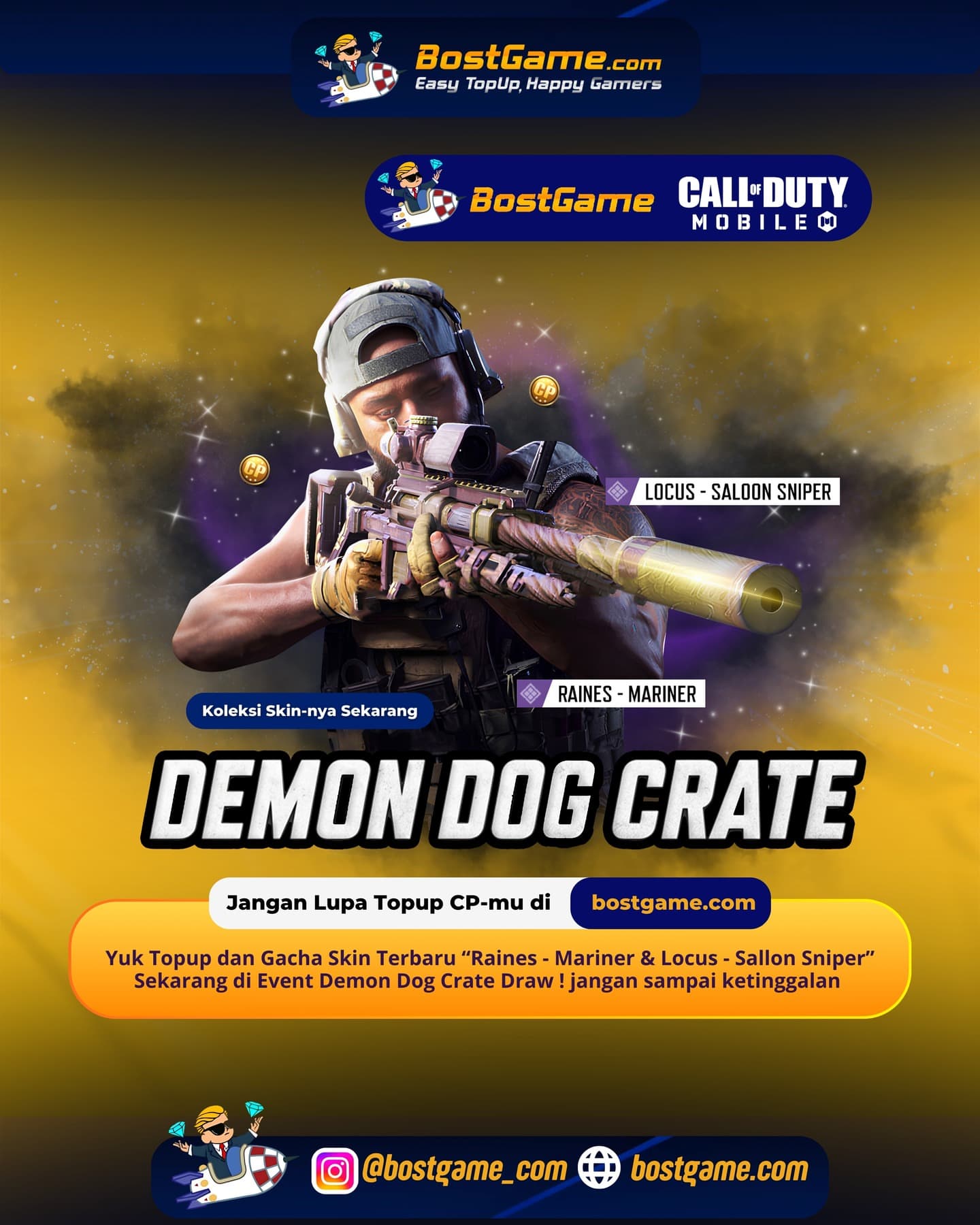 Call Of Duty Mobile : Event Event Demon Dog Crate Draw Telah Hadir Guyss ✨
