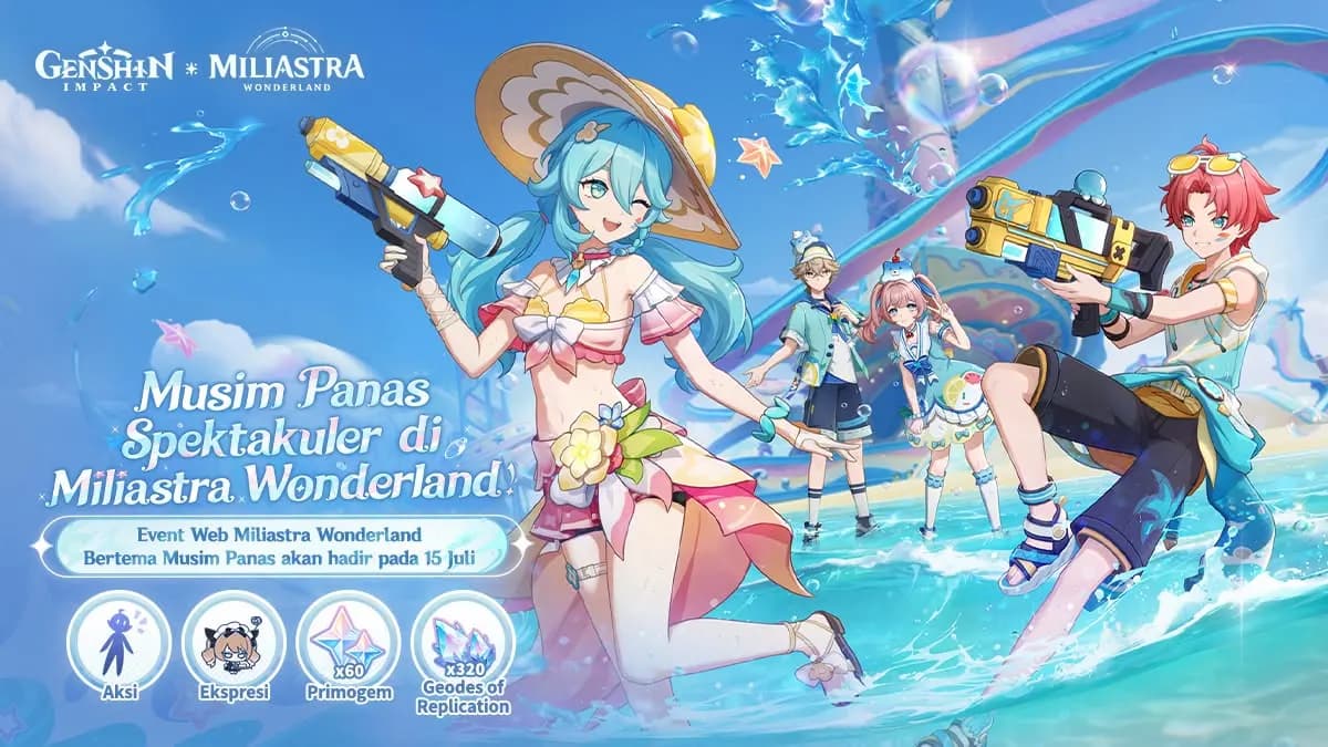 Genshin Impact Hadirkan Event Web Miliastra Wonderland, Klaim Primogem dan Beragam Hadiah Gratis