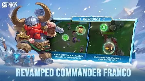Magic Chess: Go Go Hadirkan Revamped Commander Franco, Bisa Menghasilkan Gold dari Loot
