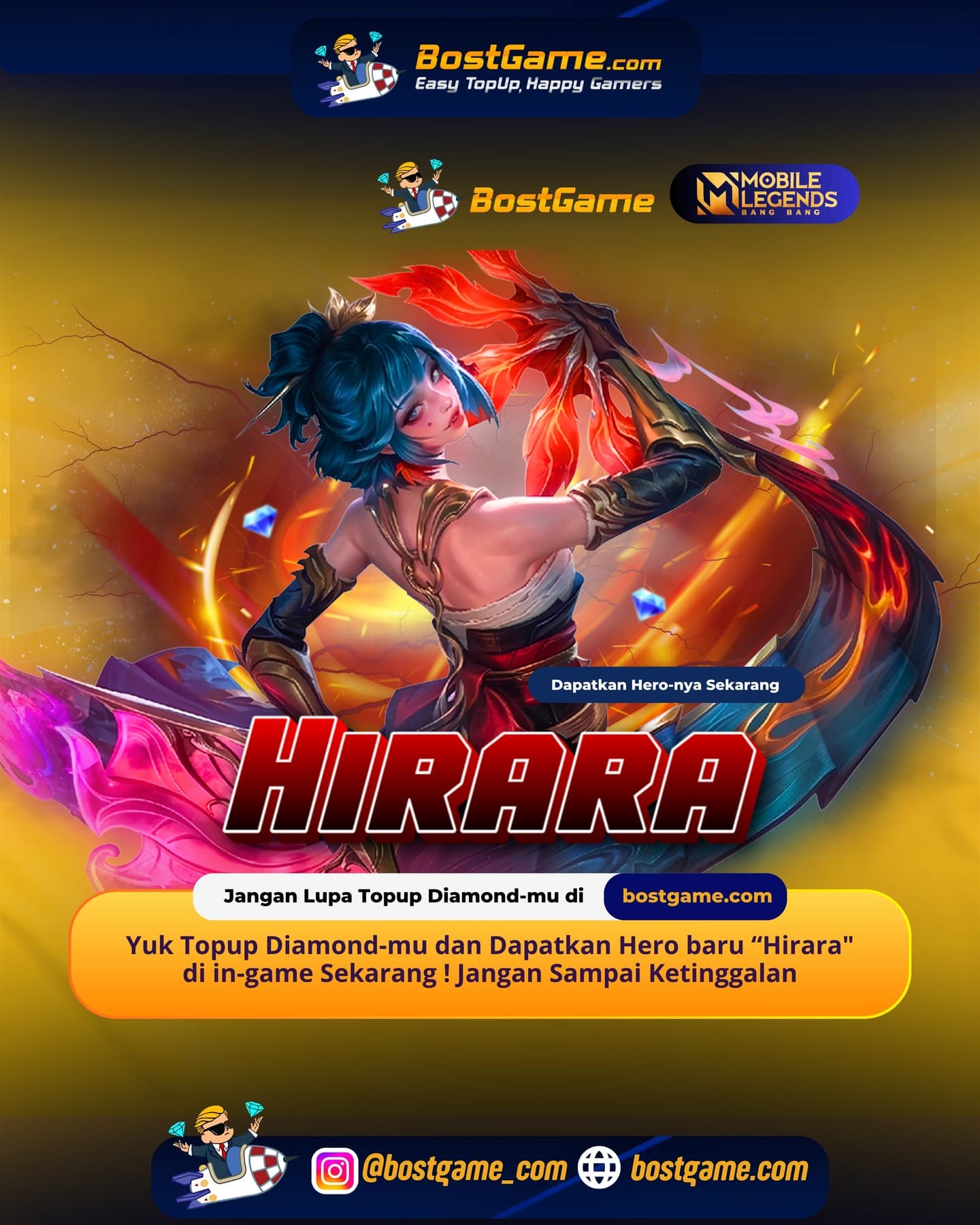 Mobile Legends Bang Bang : HERO BARU HIRARA TELAH HADIR GUYSS! 🗡️🔥