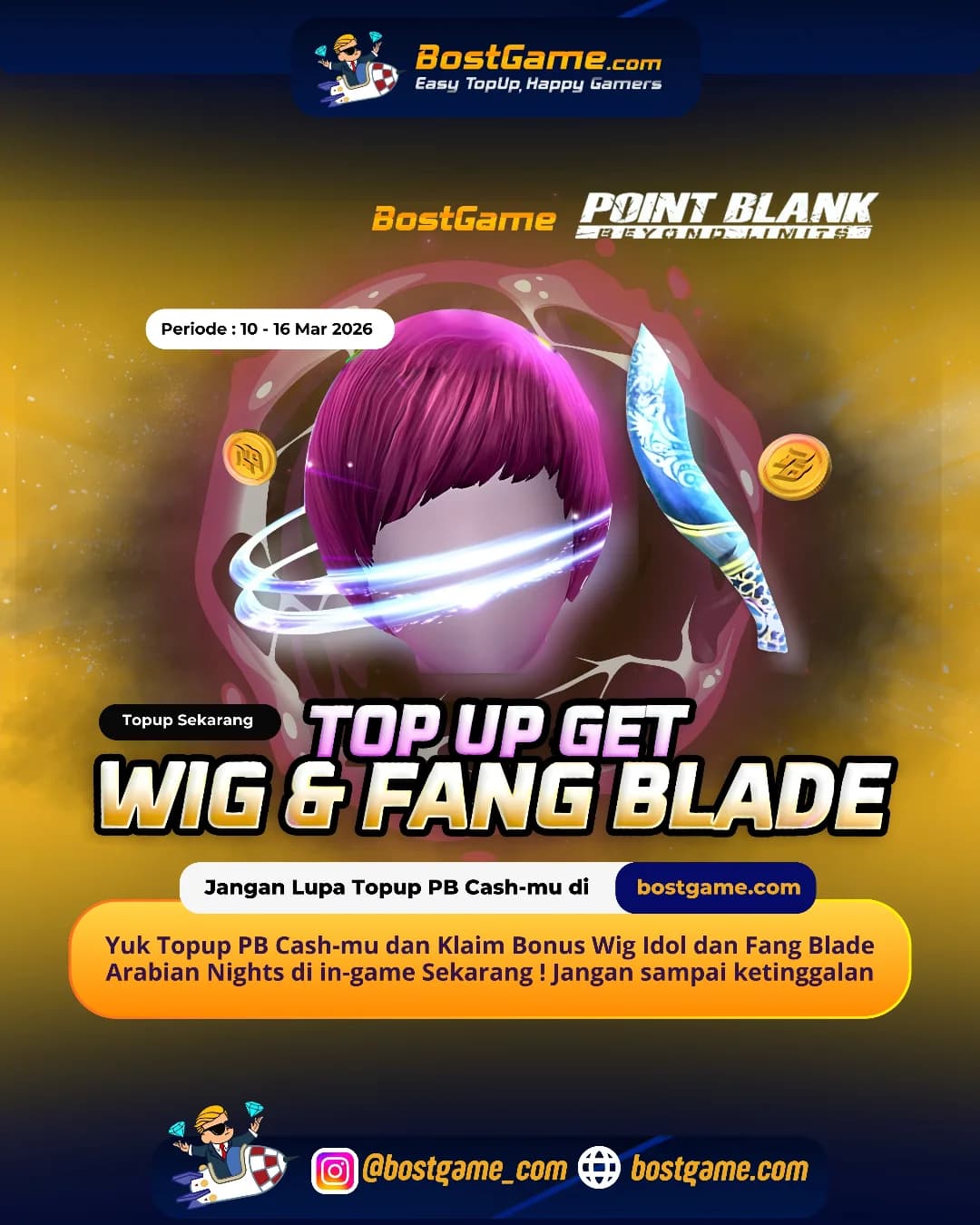 Point Blank : Event Topup Mingguan Telah Hadir! Periode 10 – 16 Maret 2026