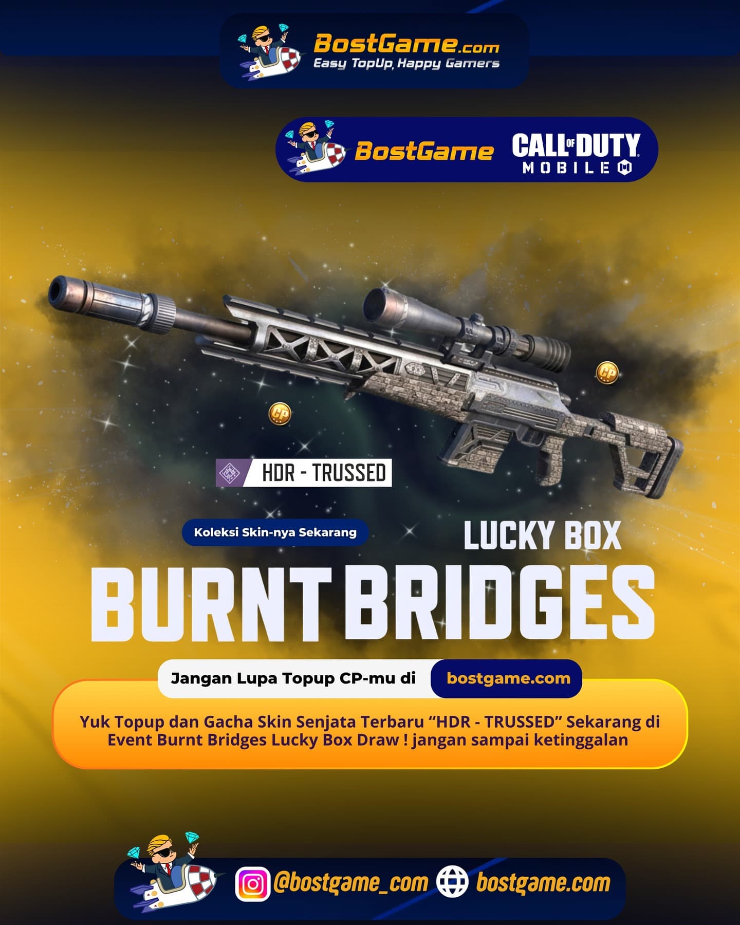 Call Of Duty Mobile : Event Burnt Bridges Lucky Box Telah Hadir Guyss 🌉 