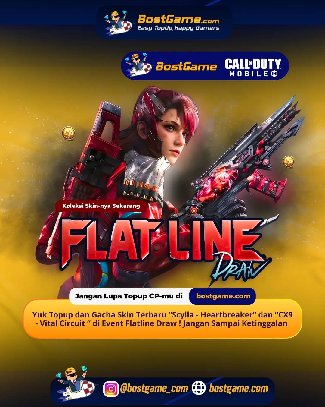 Call Of Duty Mobile : Event Flatline Draw Telah Hadir Guyss